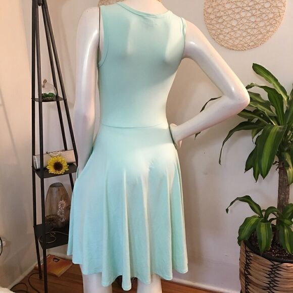 New! Lularoe Mint pocket flare dress - Picture 5 of 8